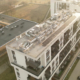 Solar powered heat pump HVAC system rooftop